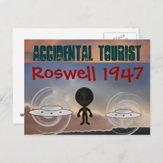 Carte postale 1947 de Roswell (Devant / Derrière)