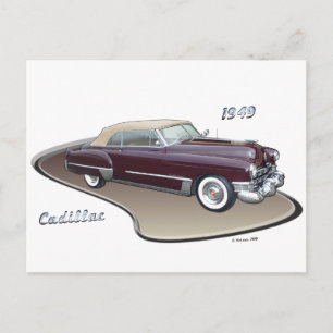 CARTE POSTALE 1949 CADILLAC