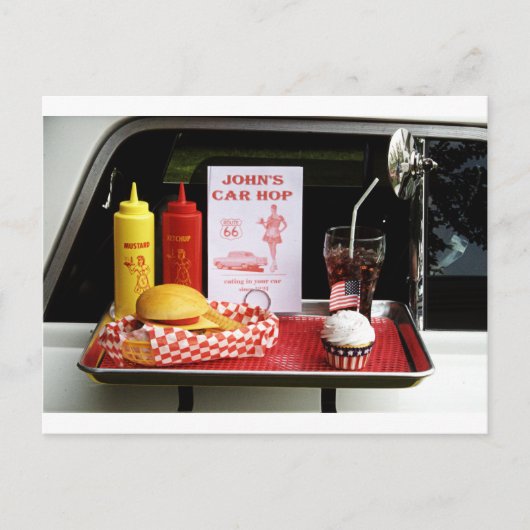 Carte Postale 1950's Drive-in (Devant)