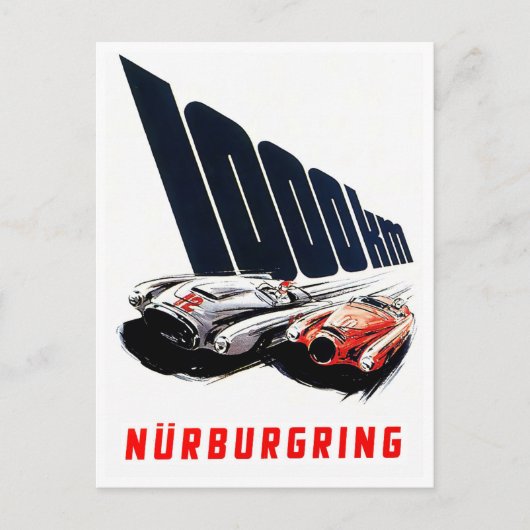 Carte Postale 1953 Nurburgring 1000km course vintage (Devant)