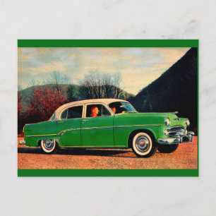 Carte Postale 1954 Dodge Royal V8 en vert