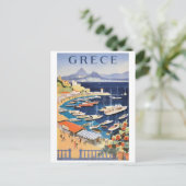 Carte Postale 1955 Grèce Athens Bay of Castella Affiche de voyag (Debout devant)