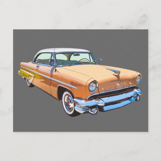 Carte Postale 1955 Lincoln Capri voiture de luxe (Devant)