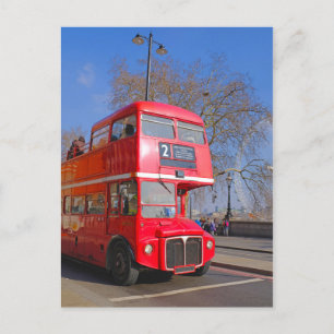 Carte Postale 1956 Routemaster Bus, Londres, Royaume-Uni