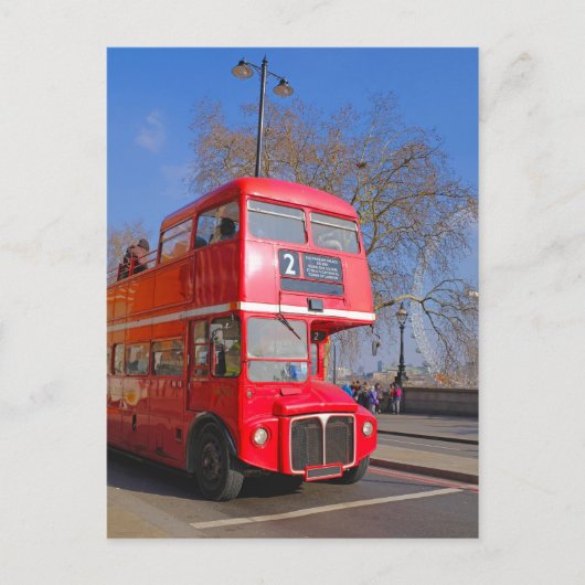 Carte Postale 1956 Routemaster Bus, Londres, Royaume-Uni (Devant)