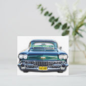 CARTE POSTALE 1958 CADILLAC (Debout devant)