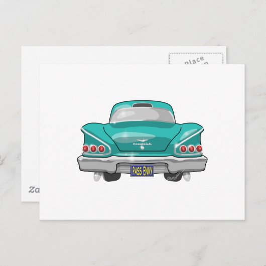 Carte Postale 1958 Impala Pass Envy (Devant / Derrière)
