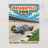 Carte Postale 1960s Indianapolis 500 Vintage (Devant)