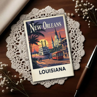 Carte Postale 1960s Vintage New Orleans