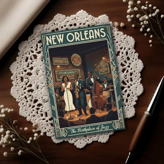 Carte Postale 1960s Vintage New Orleans