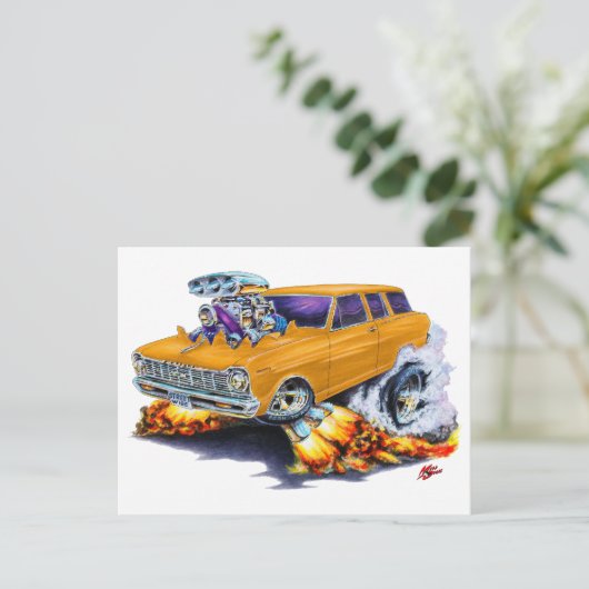 Carte Postale 1962-65 Nova Orange Wagon (Debout devant)