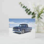 Carte Postale 1964 chevy c10 "canne à chaud" camionnette "canne  (Debout devant)