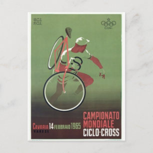 Carte Postale 1965 Ciclo-cross Poster