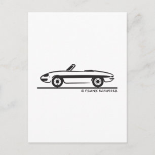 Carte Postale 1966 Alfa Romeo Duetto Spider Veloce