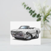 Carte Postale 1966 Olds Cutlass Blanc Convertible (Debout devant)