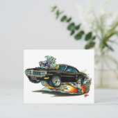 Carte Postale 1967-68 Firebird Black Car (Debout devant)