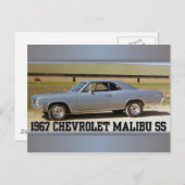 CARTE POSTALE 1967 CHEV SOLIDES SOLUBLES (Devant / Derrière)