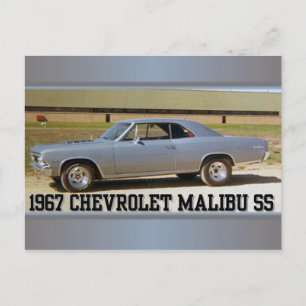 CARTE POSTALE 1967 CHEV SOLIDES SOLUBLES
