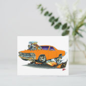 Carte Postale 1968-69 Camion El Camino Orange (Debout devant)