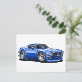 Carte Postale 1970/72 Trans Am Blue Car (Debout devant)