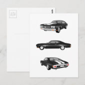 Carte Postale 1970 Chevelle SS : (Devant / Derrière)