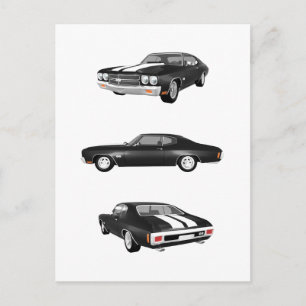 Carte Postale 1970 Chevelle SS :