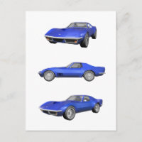 1970 Corvette : Finition bleue :