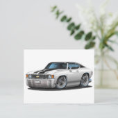 Carte Postale 1971-1972 Chevelle Top Blanc-Noir (Debout devant)