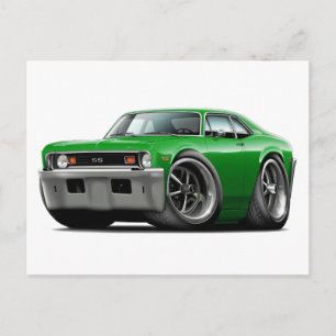 Carte Postale 1973-74 Nova Green Car