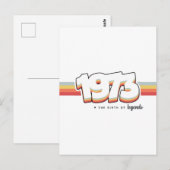 Carte Postale 1973 La naissance de légendes (Devant / Derrière)