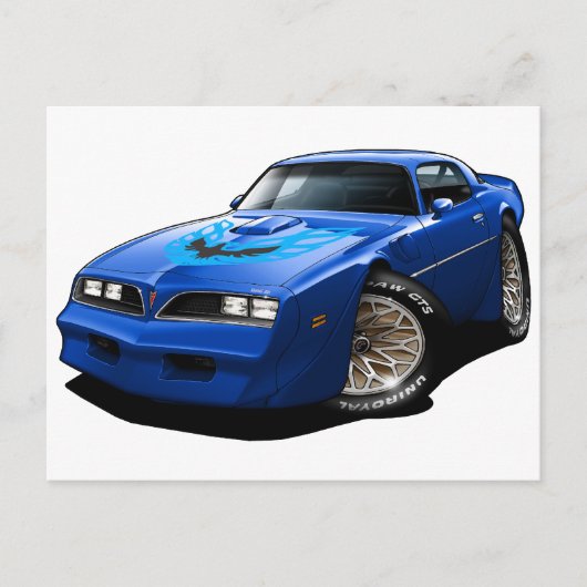 Carte Postale 1977-78 Trans Am Blue (Devant)