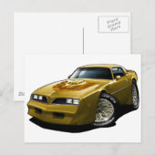 Carte Postale 1977-78 Trans Am Gold (Devant / Derrière)
