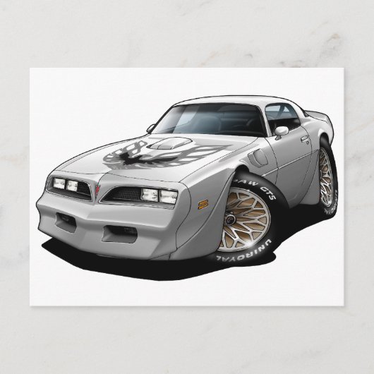 Carte Postale 1977-78 Trans Am White (Devant)
