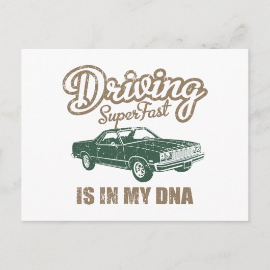 Carte Postale 1977 Chevrolet El Camino (Devant)