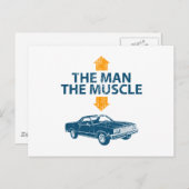 Carte Postale 1977 Chevrolet El Camino (Devant / Derrière)