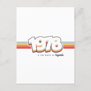 Carte Postale 1978 La naissance des légendes