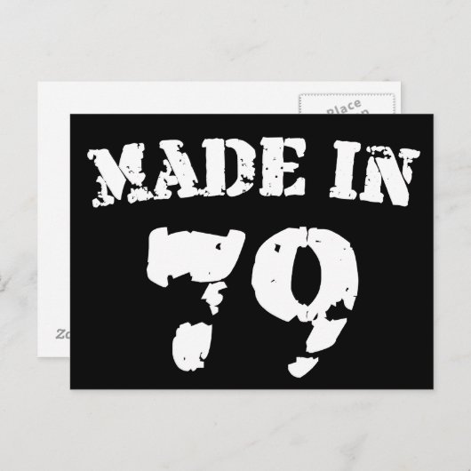 CARTE POSTALE 1979 (Devant / Derrière)