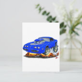 Carte Postale 1979-81 Transam Blue-Grey Car (Debout devant)