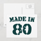 CARTE POSTALE 1980 (Devant / Derrière)