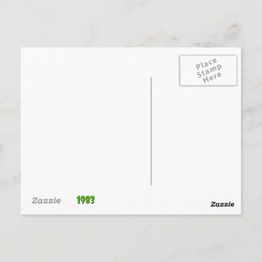 CARTE POSTALE 1983 (Dos)
