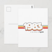 Carte Postale 1983 La naissance de légendes (Devant / Derrière)