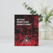 Carte Postale 1984 George Orwell War (Debout devant)