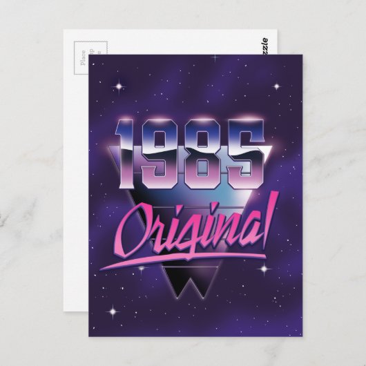 Carte Postale 1985 Original (Devant / Derrière)