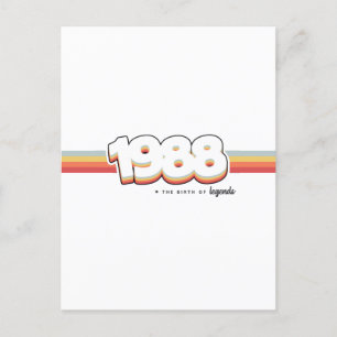 Carte Postale 1988 La naissance de légendes