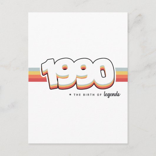 Carte Postale 1990 La naissance des légendes (Devant)