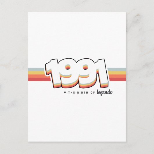 Carte Postale 1991 La naissance de légendes (Devant)