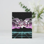 Carte Postale 1991 Tech noir (Debout devant)