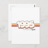 Carte Postale 1995 La naissance des légendes (Devant / Derrière)