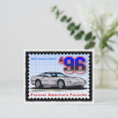 Carte Postale 1996 Edition spéciale Corvette (Debout devant)
