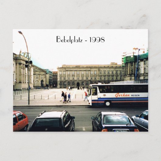 Carte postale 1998 de Bebelplatz (Devant)